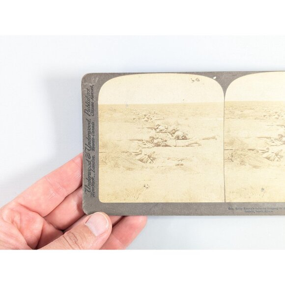 Antique 1901 Boer War Stereoscopic Cards Realistic Travels / Underwood & - Picture 7 of 9